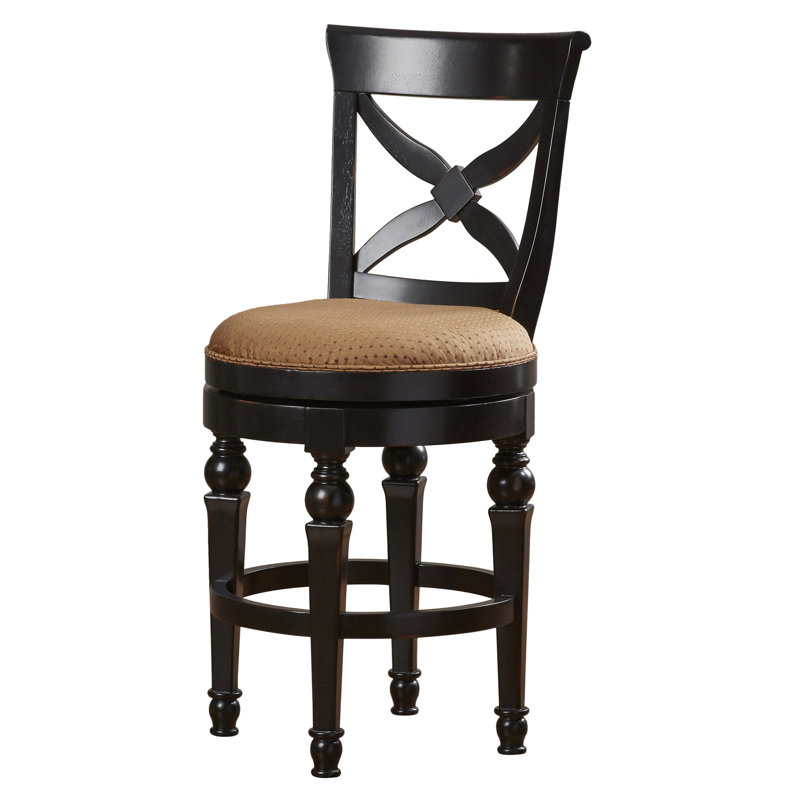 Darby Home Co Rundell 26" Swivel Bar Stool with Cushion & Reviews Wayfair